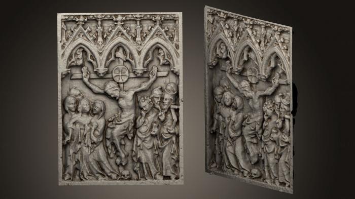 High reliefs and bas-reliefs, historical and religious (GRLFH_0457) 3D model for CNC machine